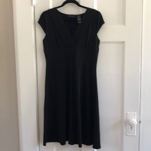 Black jersey dress